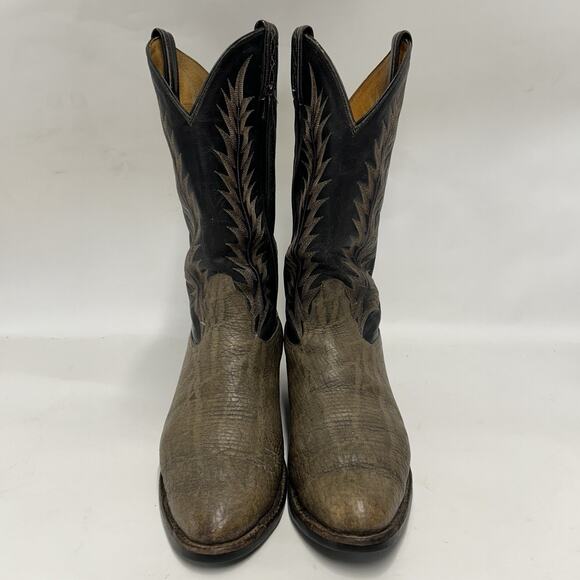 Vintage Tony Lama 8601 Gold Label Cowboy Boots \